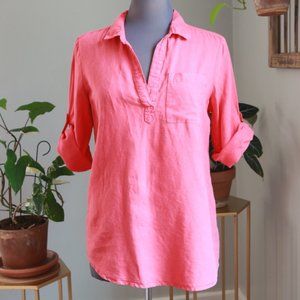 Unknown Brand Name Unknown Size Linen Cotton Shirt